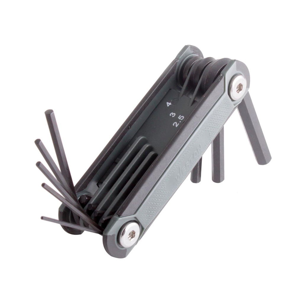 JUEGO 8 LLAVES NAVAJA 1.5-8MM HEX CRV  (PRECIO X PZA - EMPAQUE C/1 PZA)