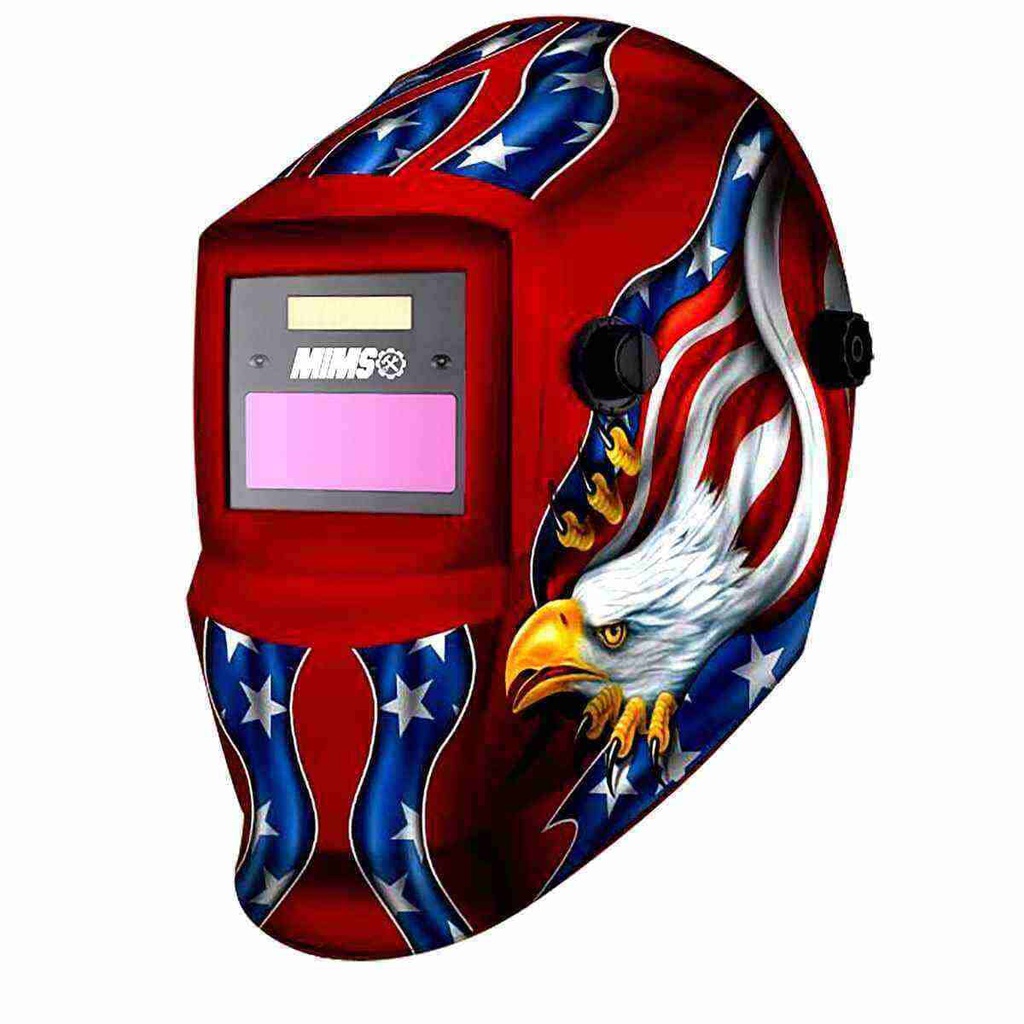 CARETA MIMS AGUILA ROJO/AZUL SENCILLA