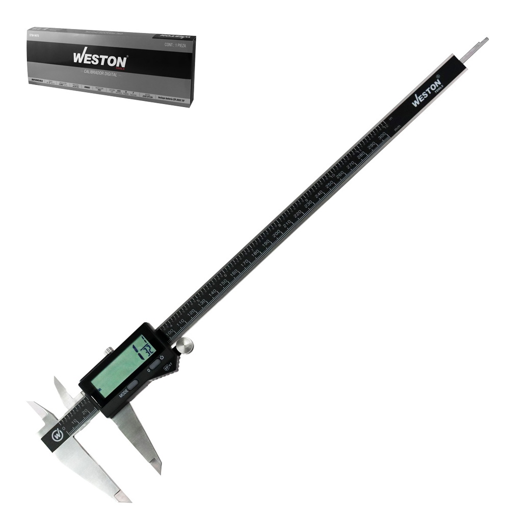 CALIBRADOR DIGITAL ACERO INOX. SENSOR INDUCTIVO 12"