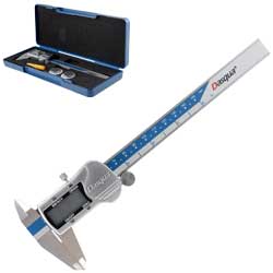 CALIBRADOR DIGITAL CAJA METALICA C/PANTALLA GRANDE 0-12'' (STWS-2112-8115) C/PILA LR44