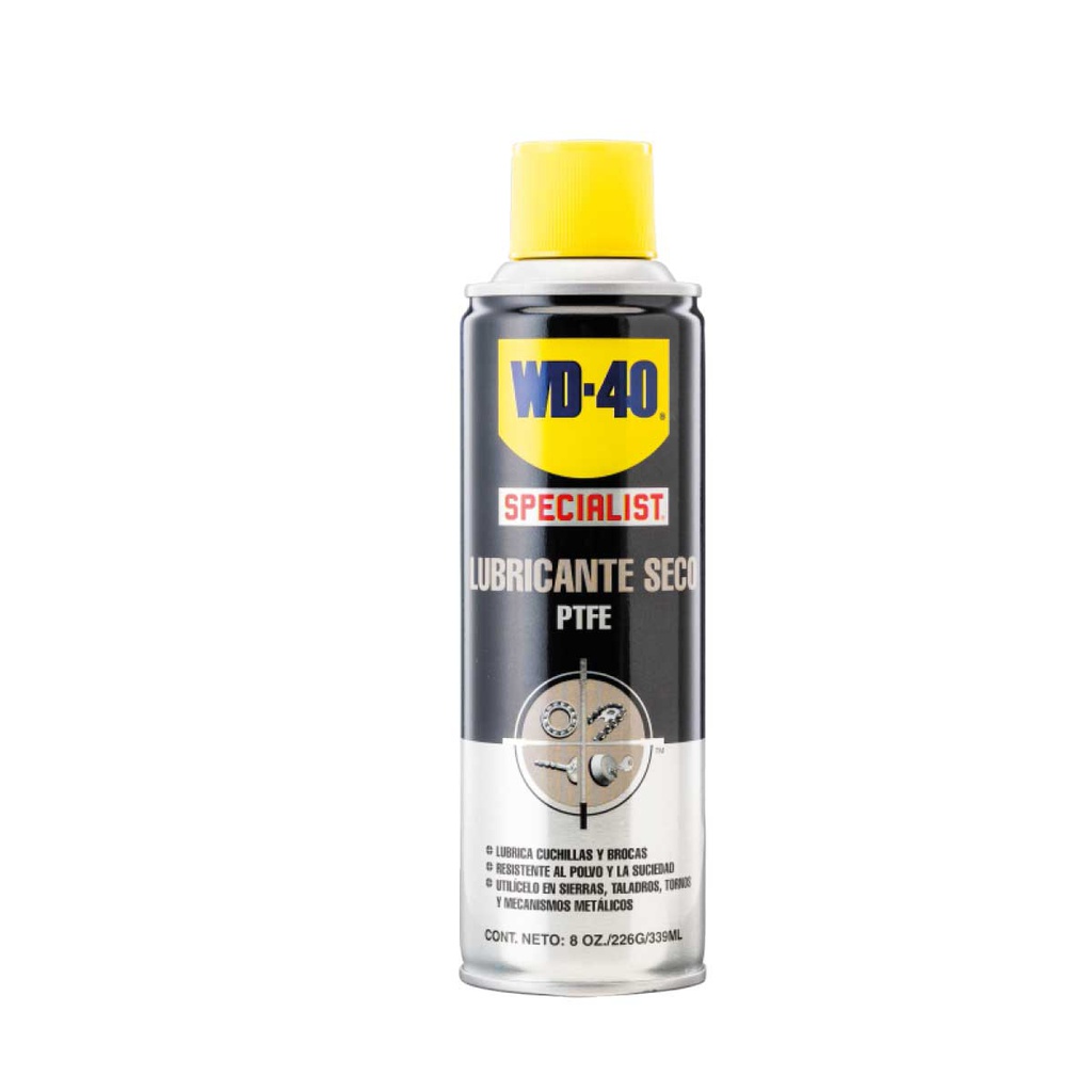 WD-40 SPECIALIST LUBRICANTE SECO 8OZ (CAJA C/6 PZAS - PRECIO X PIEZA)