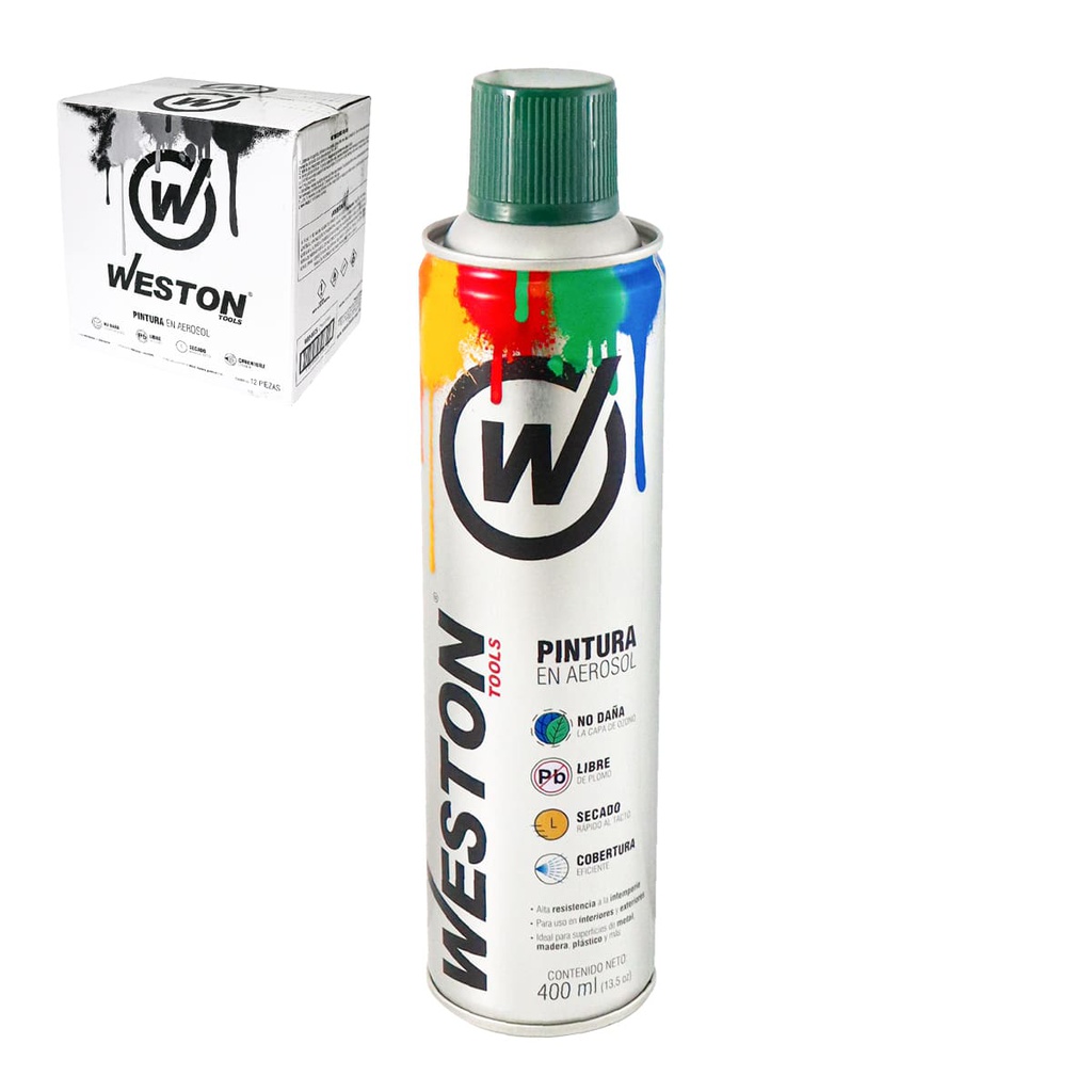 PINTURA AEROSOL VERDE BOSQUE 400ml           