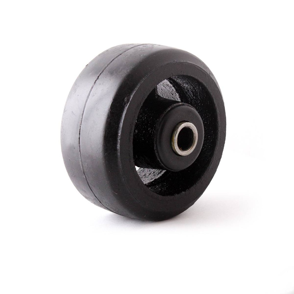 RUEDA FIERRO VACIADO C/HULE NGO. 5X2" C/BALERO (REEMPLAZA Y-1080-12550)