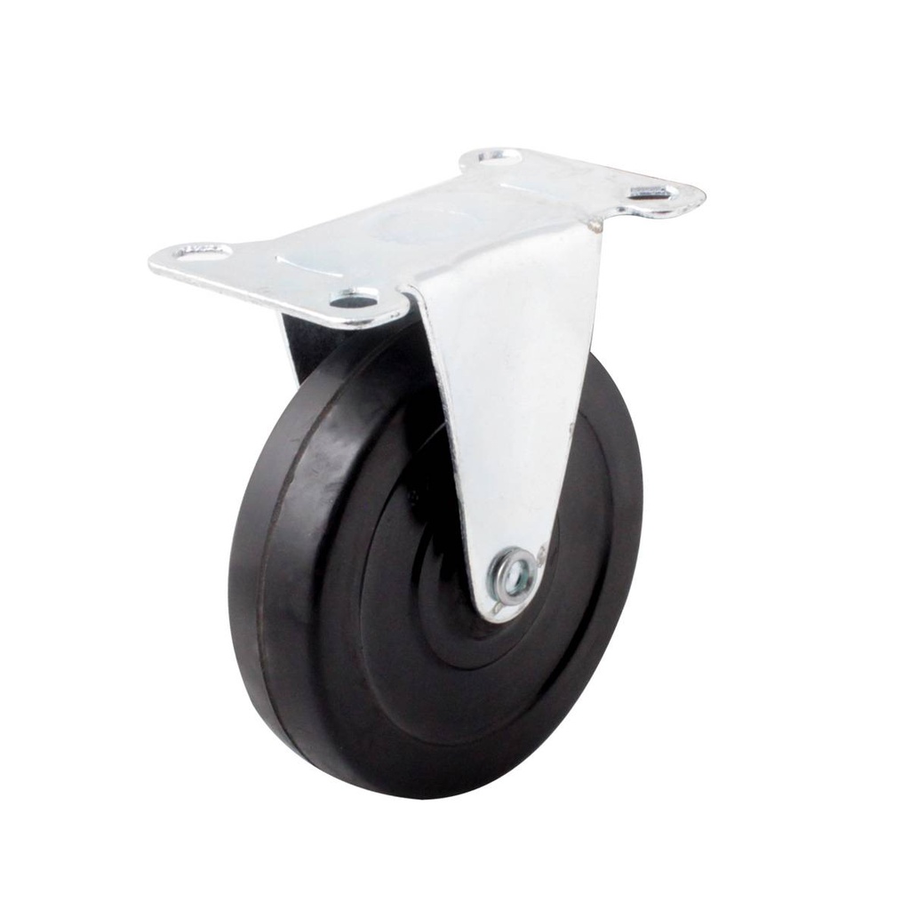 RODAJA DE HULE FIJA 100MM