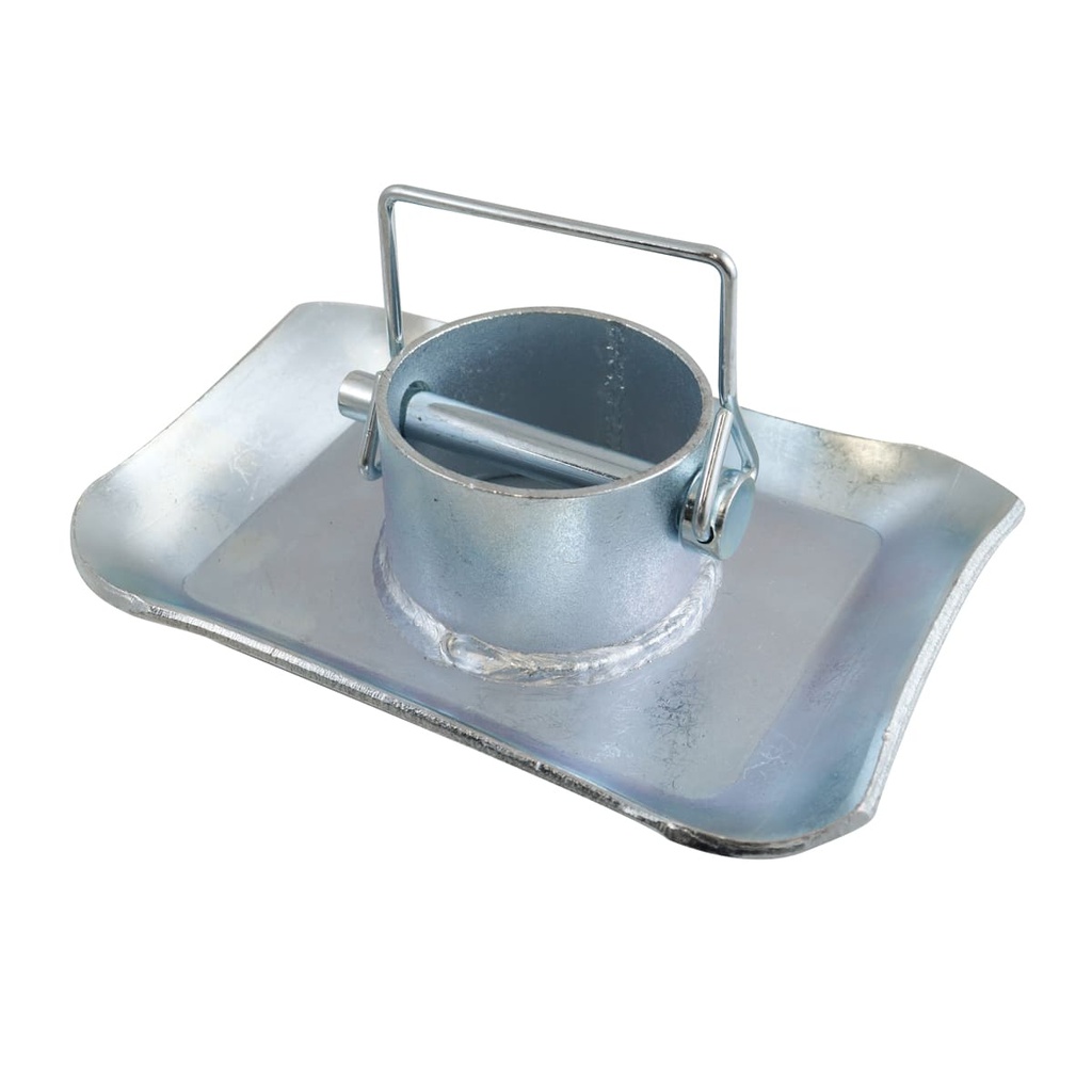 BASE P/GATO P/REMOLQUE C/PERNO P/TUBO DE 2" COMP. 2000 - 5000 LB