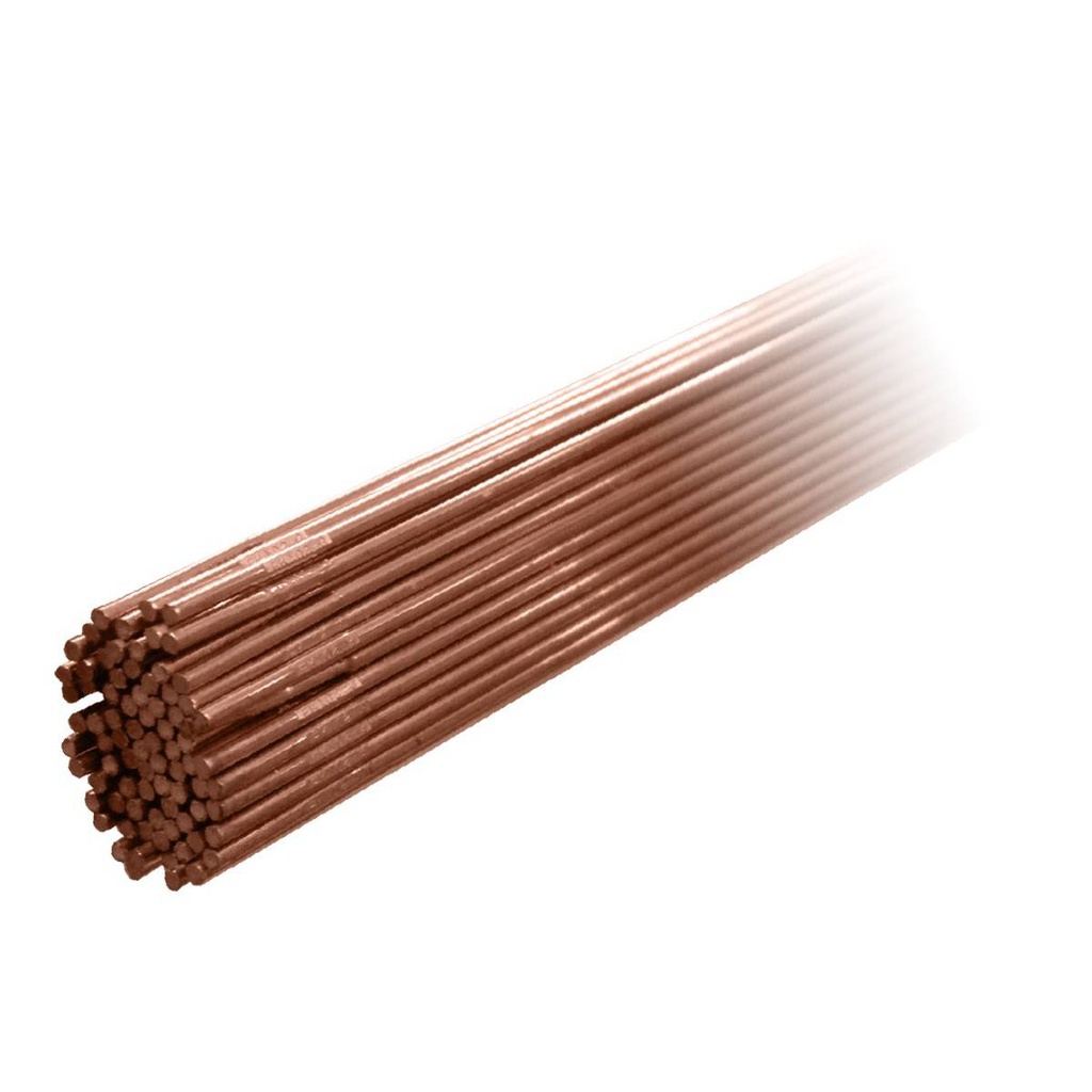 VARILLA APORTE COBRIZADA 1/8" X 1000MM BCUP-2 S/FUNDENTE (CAJA 5KG)