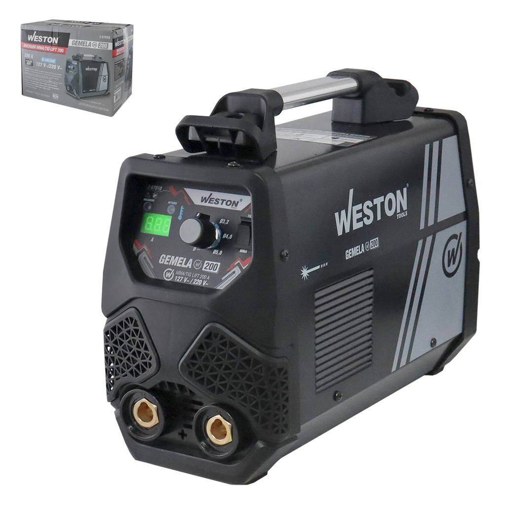 INVERSOR MMA 200AMP 110/220V 1 FASE IGBT C/LIFT TIG