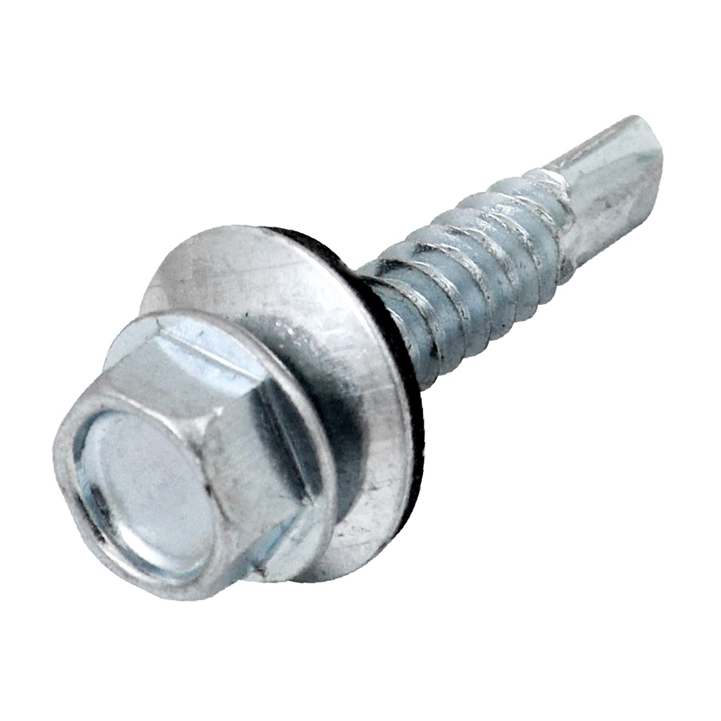 PIJA PUNTA DE BROCA CON RONDANA# 14 x 1-1/2'' (Precio x Caja a Granel c/2000piezas)