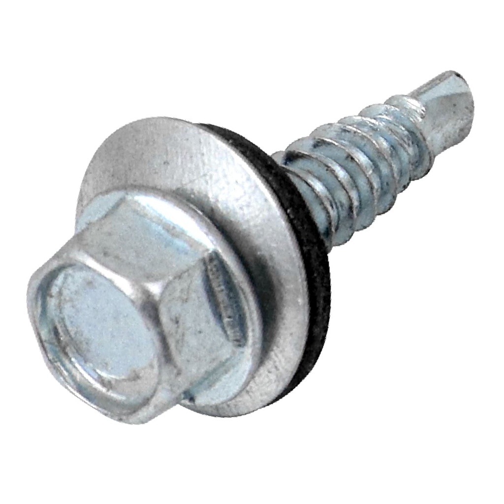 PIJA PUNTA DE BROCA CON RONDANA REDUCIDA#14 x 1" (Precio x Caja a Granel c/2000piezas)