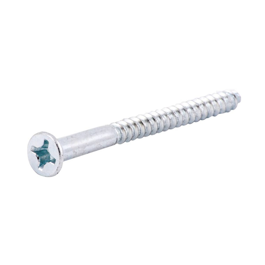 PIJA PLANA PARA MADERA NIQUELADA#6 x 1/2" (Precio x Caja a Granel c/36000piezas)