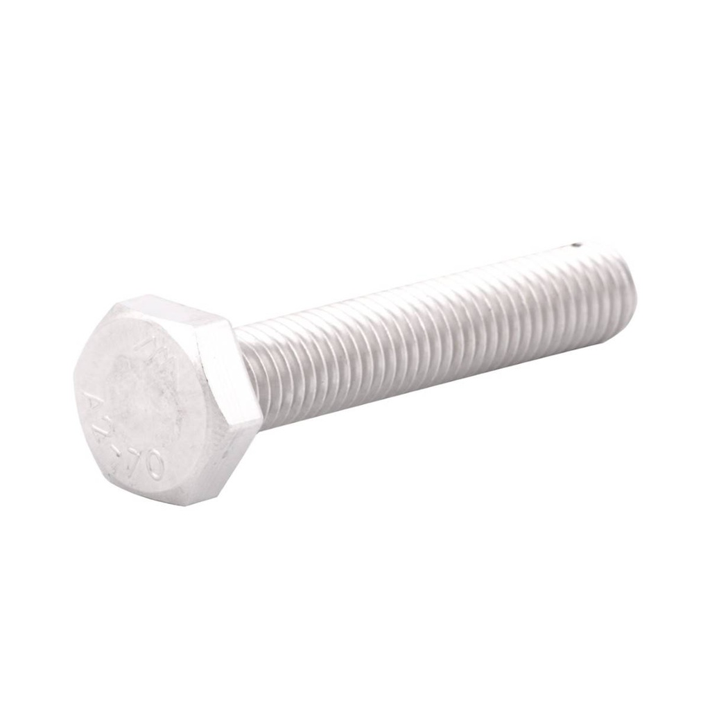 TORNILLO HEX ACERO INOX. 'RC' M8-1.25 X 50  (Precio x Pza - Caja c/100 pzas)