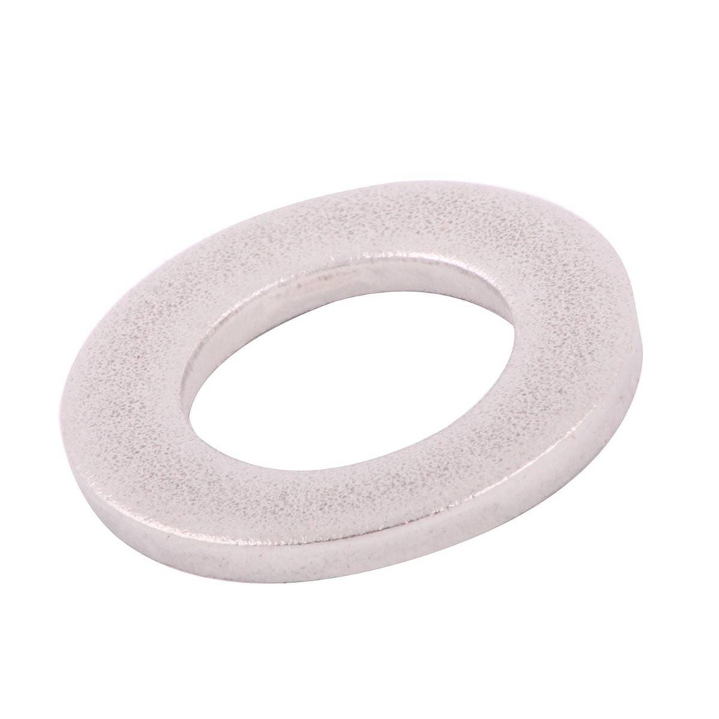 RONDANA PLANA ACERO INOX.-1/4"   (Precio x Pza - Caja c/500 pzas)