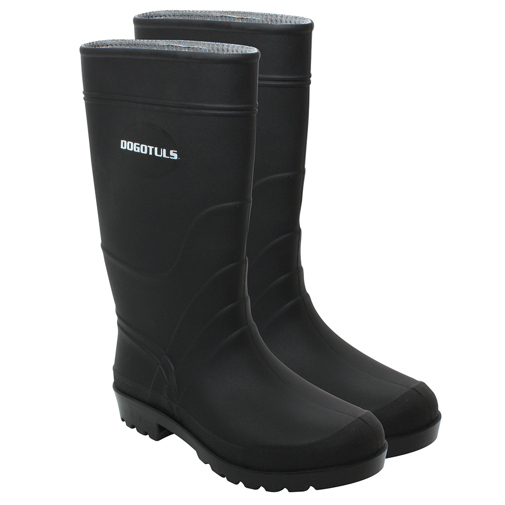 BOTA NEGRA JARDINERA PVC TALLA 8