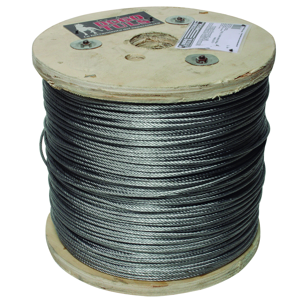 CABLE ACERO GALVANIZADO 3/8" 7X19 457mt