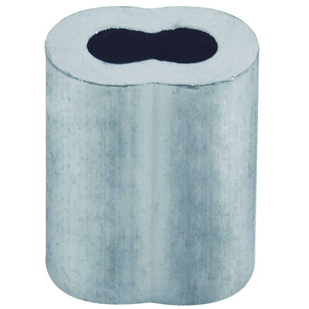 CASQUILLO ALUMINIO DOBLE 3/32"