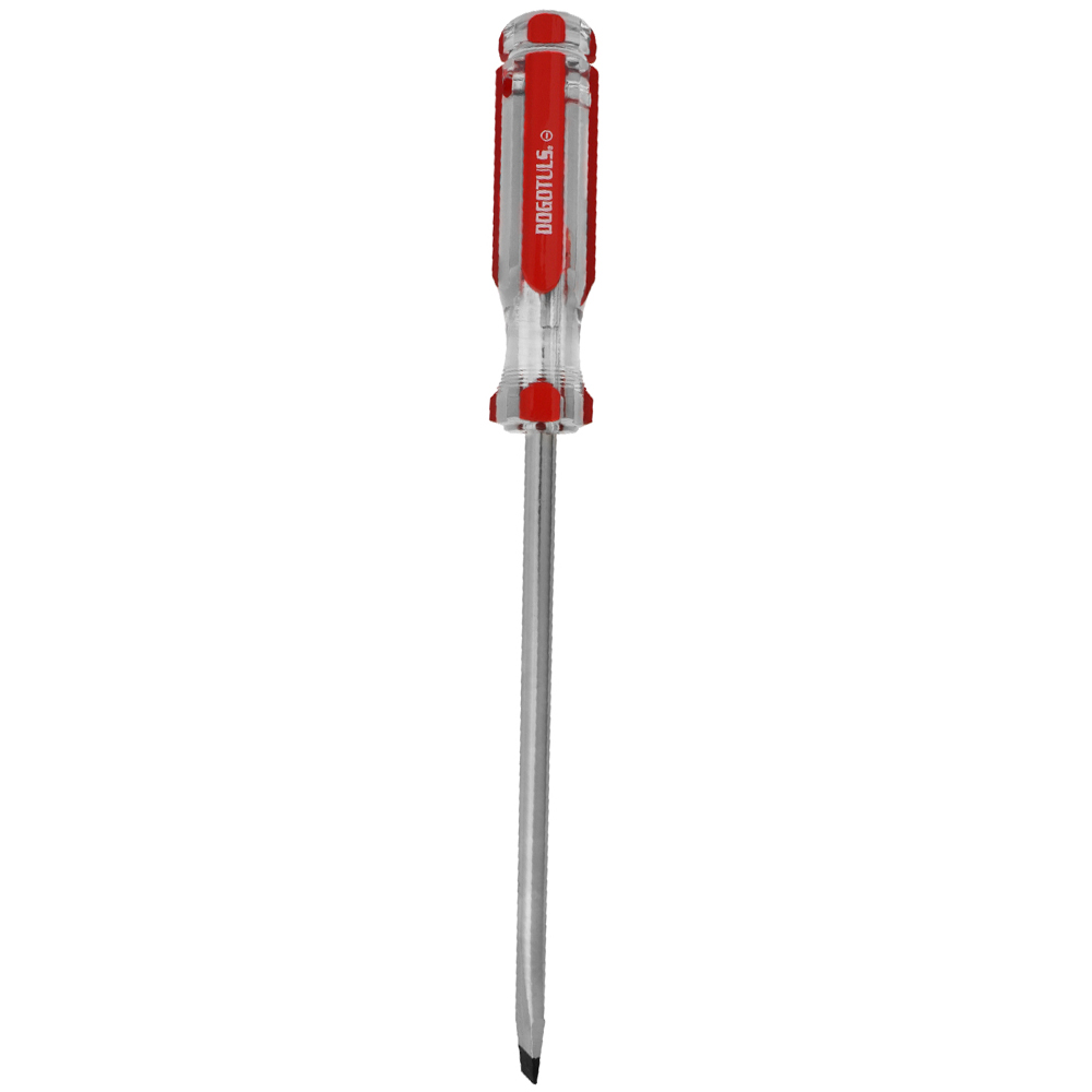 DESARMADOR ACETATO ROJO PLANO 5/16X10