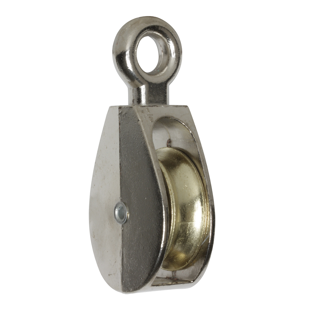 GARRUCHA FIJA 1.5" (38mm) SENCILLA ZINC