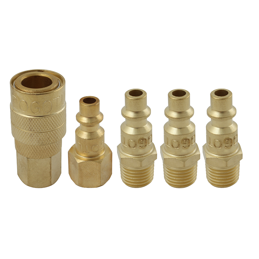 JGO DE CONEXION LATON 1/4 NPT 5PZS