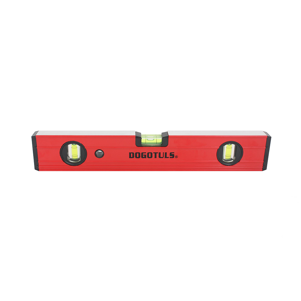 NIVEL DE ALUMINIO ROJO 14" 3 GOTAS