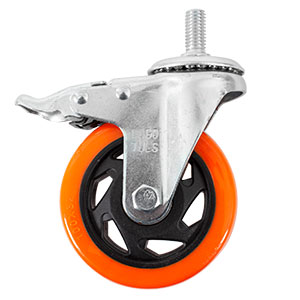 RODAJA PVC NARANJA ESPI ROSC 1/2 FRENO 4