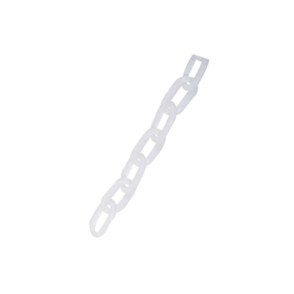 CADENA PLASTICA BLANCA 1/4"25M