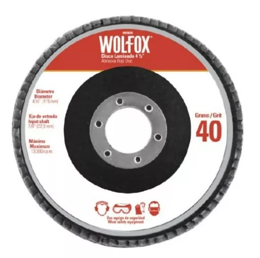 DISCO LAMINADO DE 4 1/2&quot; GRANO40