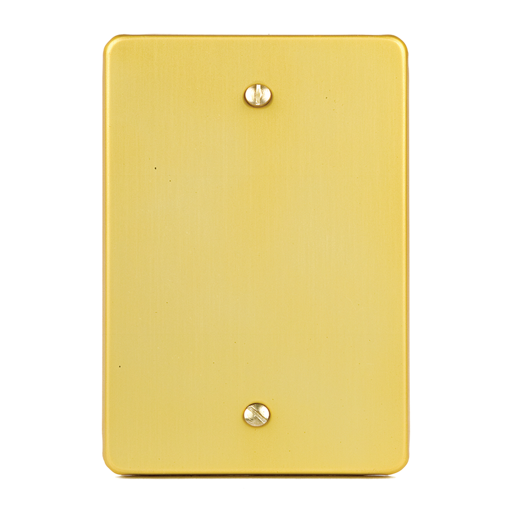 PLACA DE ALUMINO ANONIZADO CIEGA