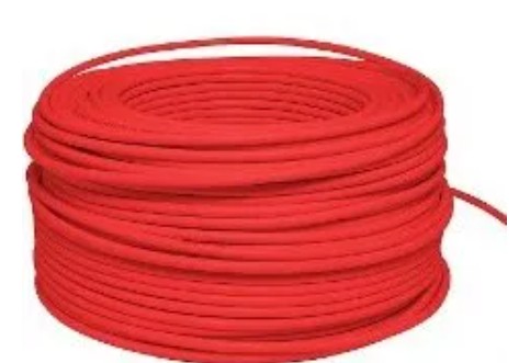 CABLE  DE 100 MTS   AUTOMOTRIZ FLEXIBLE  12 ROJO