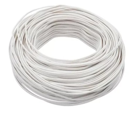 CABLE  DE 100 MTS   AUTOMOTRIZ FLEXIBLE  16 BLANCO