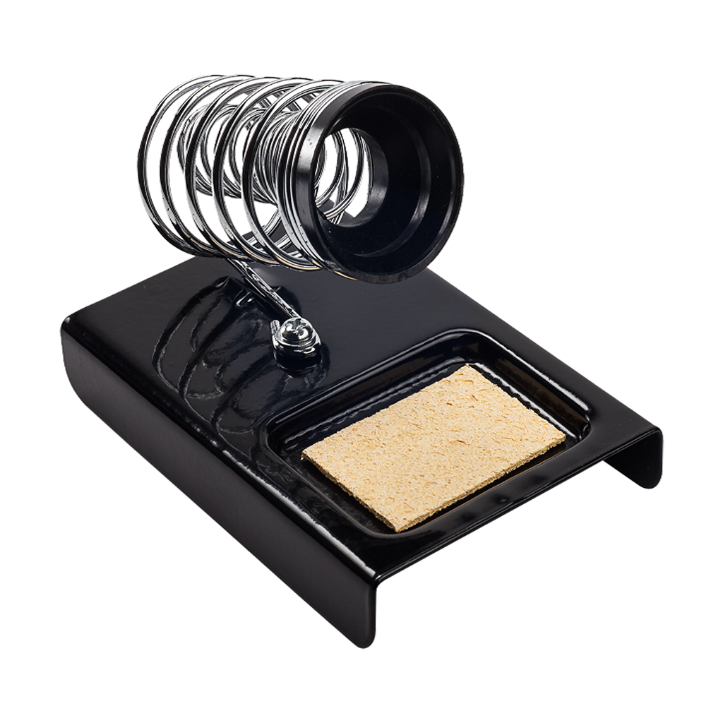 SOPORTE PARA CAUTIN CON LIMPIADOR DE ESPONJA