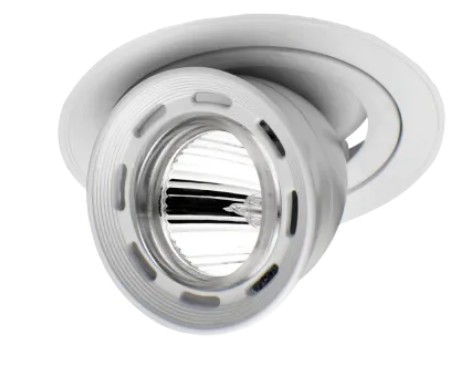 CARCASA CUADRADA DE EMPOTRAR 1 SALIDA GU10 BLANCO