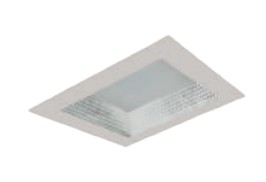 LUMINARIO CUADRADO DE EMPOTRAR LED 4 SALIDAS DIRIGIBLE DE ACRILICO CON REFLECTOR CIRCULAR BLANCO 4X10 W 110-240 V~ 60 Hz 3 000 K 3 280 lm