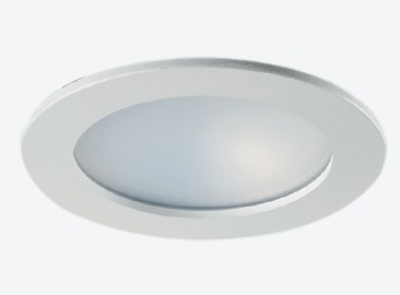 LUMINARIA CIRCULAR DE EMPOTRAR LED CON DIFUSOR DE ACRILICO BLANCO 6 W 120-240 V~ 60 Hz 3 000 K 418 lm