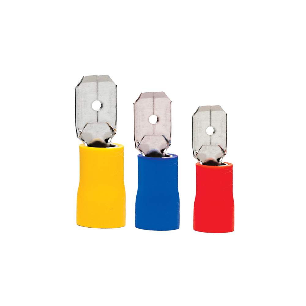 TERMINAL TIPO MACHO AISLADAS (PVC) .250 B