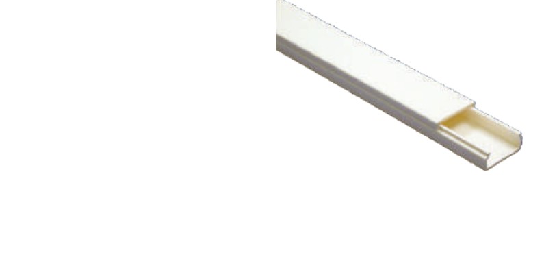TA-EN 60X40 W CANALETA MULTIFUNCION LISA 60X40MM.BLA