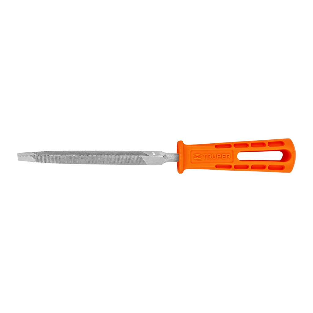 Lima triangulo pesado 4' con mango, Truper