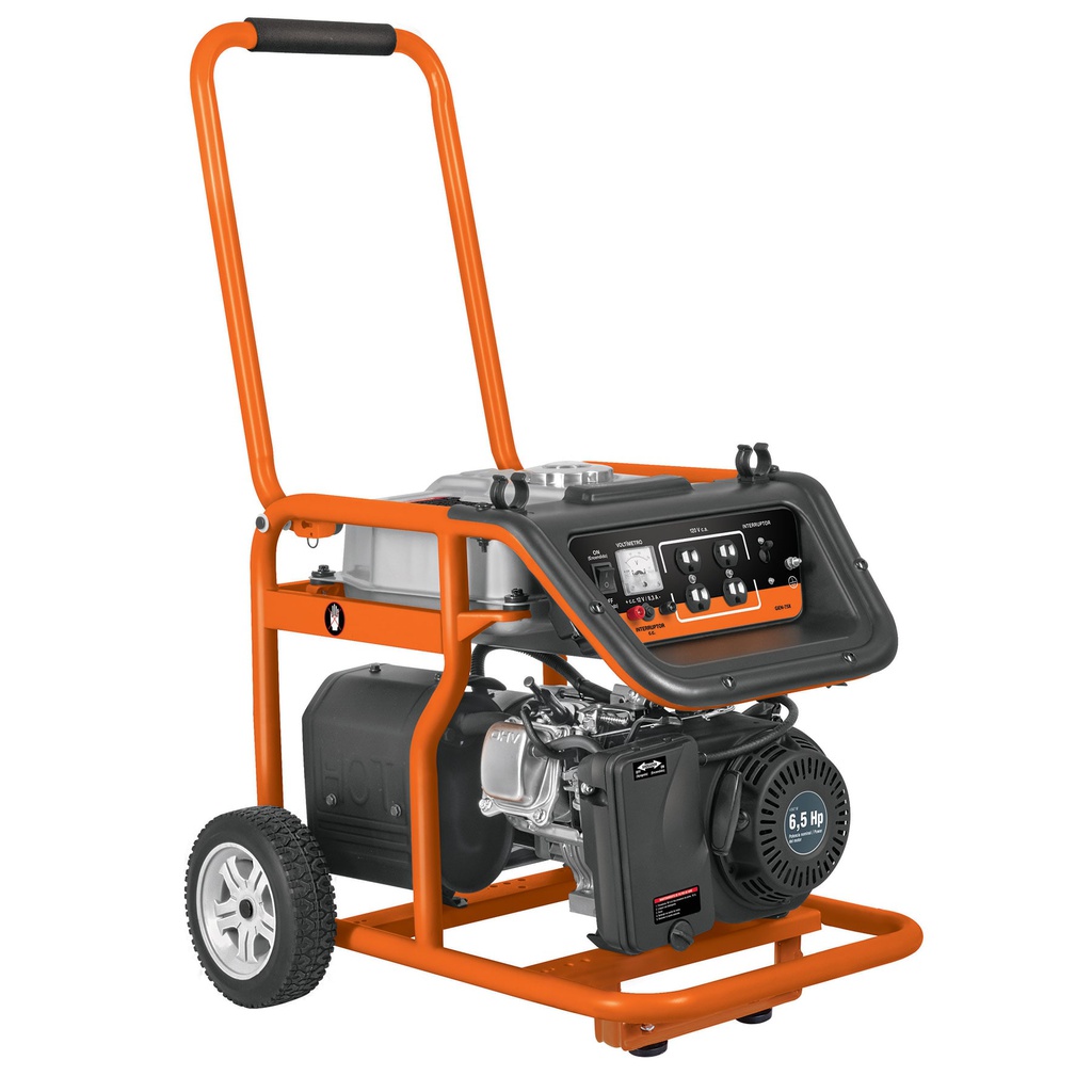 Generador portatil 2.5 kW motor a gasolina, Truper