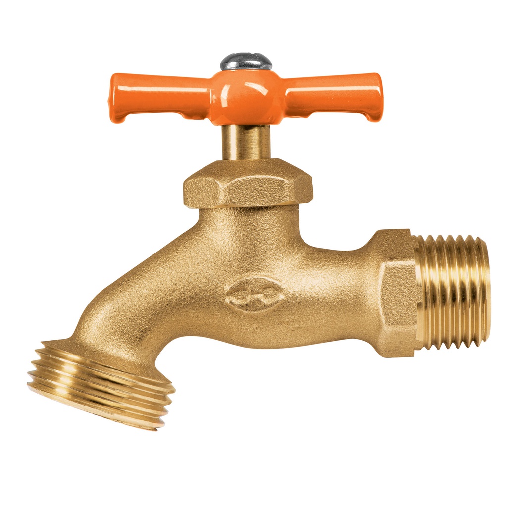 Llave para manguera, de laton, 140 g, 1/2', a granel, Truper