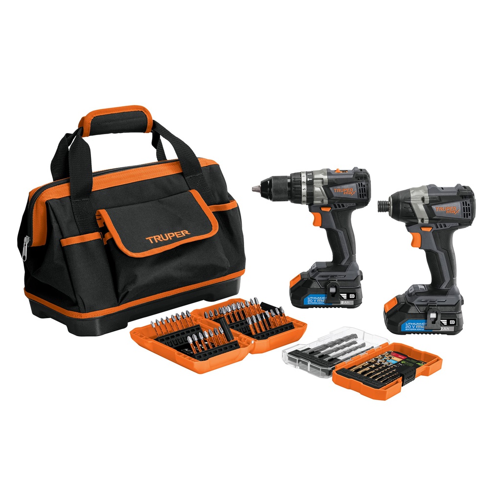 Rotomartillo y destornillador inalambrico 20V, sin carbones