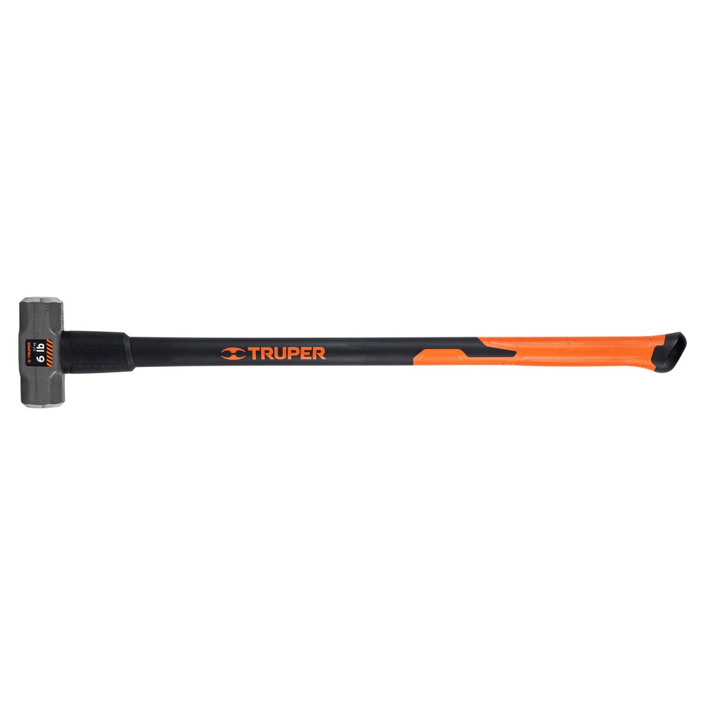 Marro octagonal 6 lb, mango fibra de vidrio 36', Truper