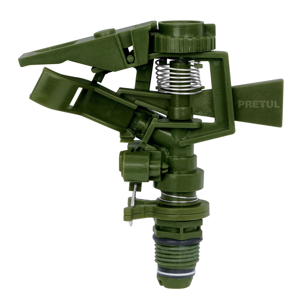 Aspersor plastico, cabeza sola, verde, Pretul