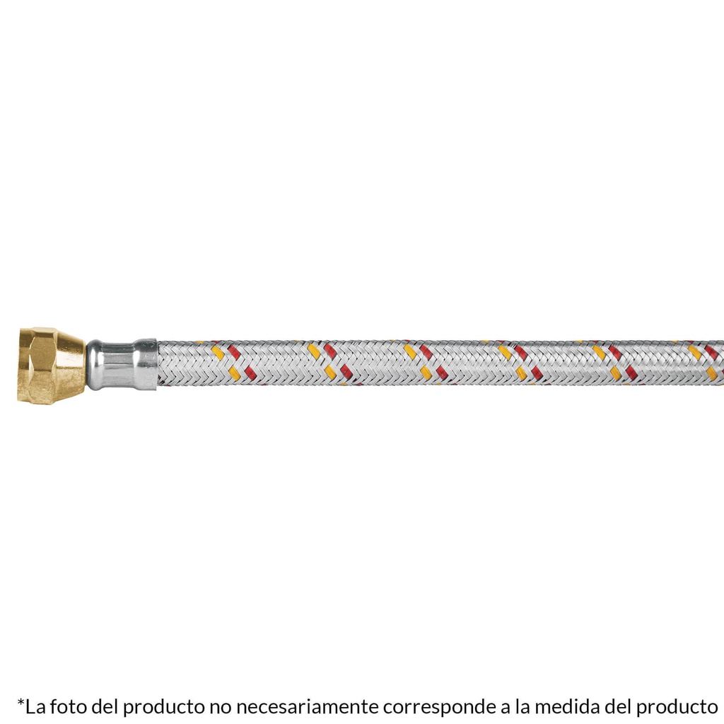 Manguera para gas, aluminio, 3/8' X 150 cm, Foset Basic