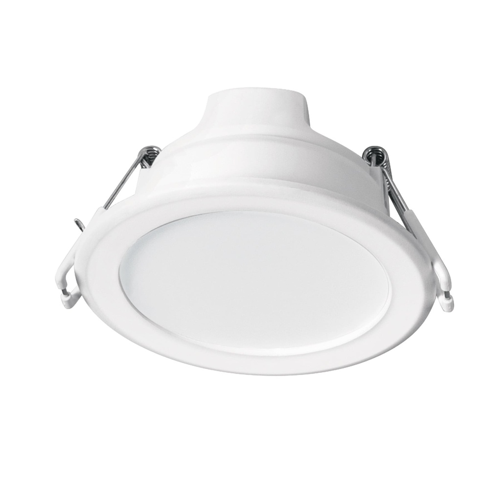 Luminario LED empotrable 5 W redondo, luz de dia, Basic