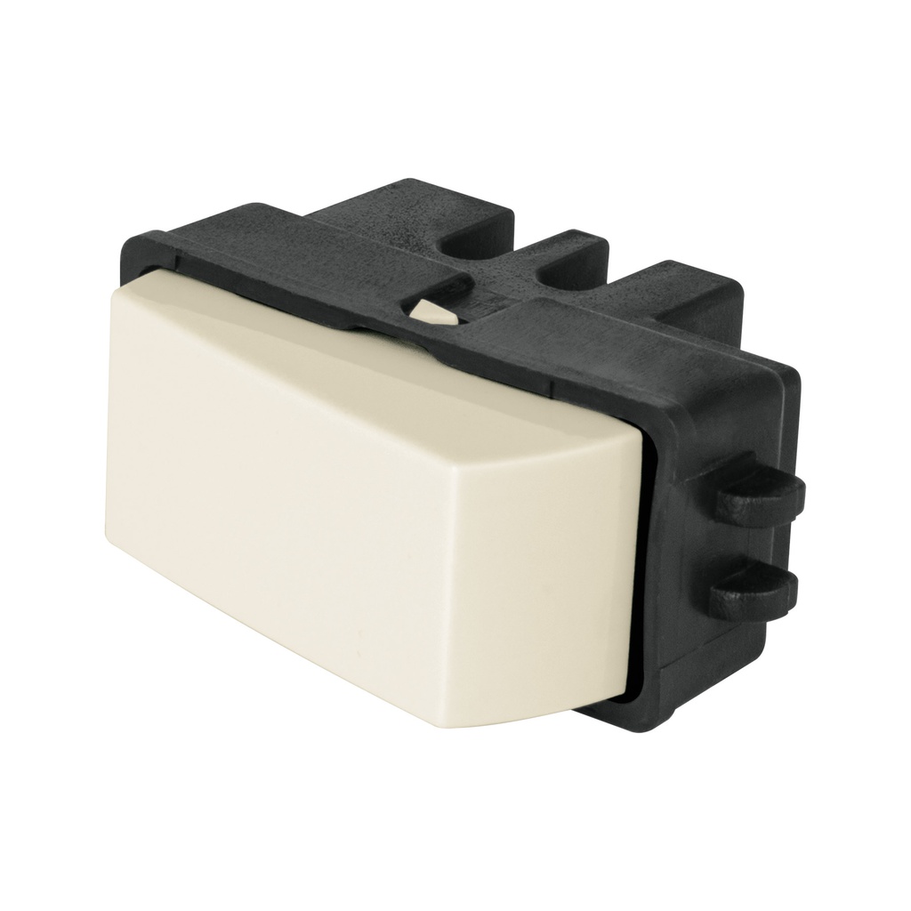 Interruptor sencillo, marfil, linea Volteck Basic