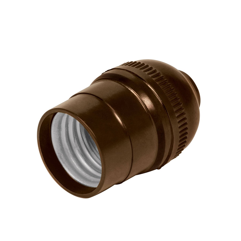 Portalampara de baquelita, sencillo, Volteck