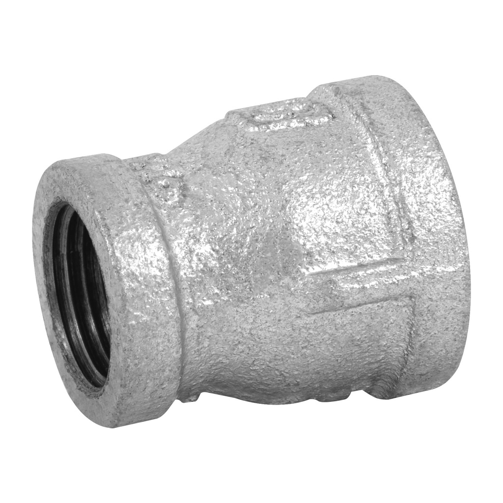 Reduccion campana acero galvanizado 3/4' x 1/2', Foset
