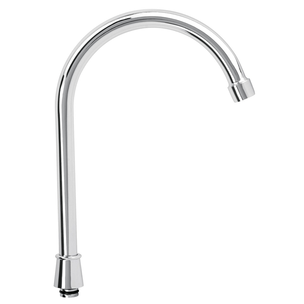 Cuello alto para mezcladora de fregadero, cromo, Basic