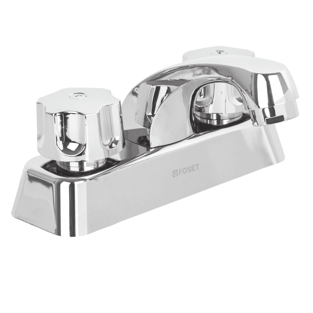 Mezcladora plastica 4' para lavabo, manerales hex Basic
