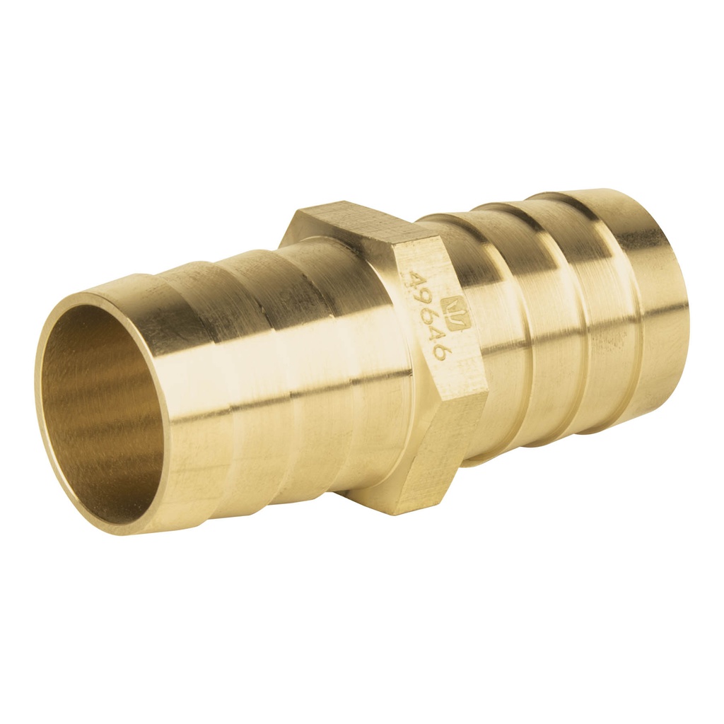 Cople insercion de laton 1' para poliducto negro, Foset