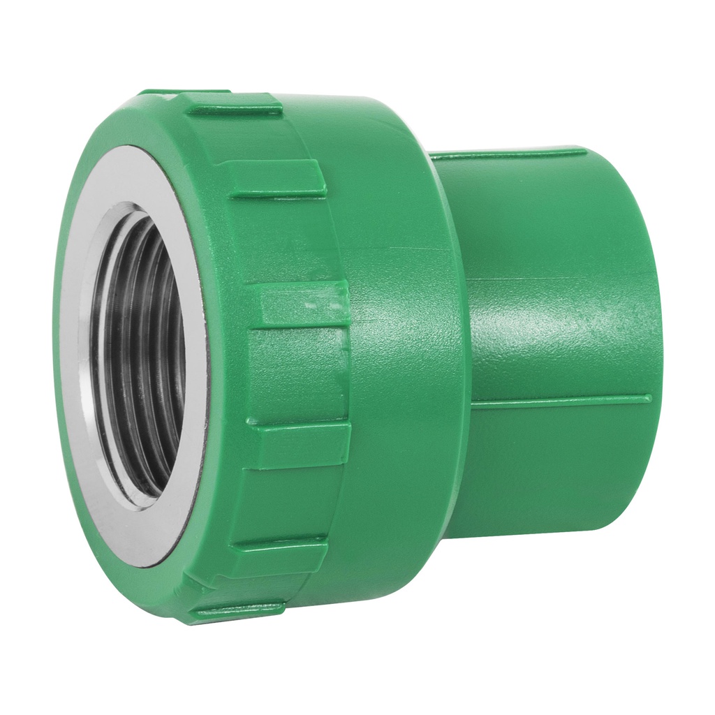 Adaptador PPR 1' hembra con inserto metalico, Foset
